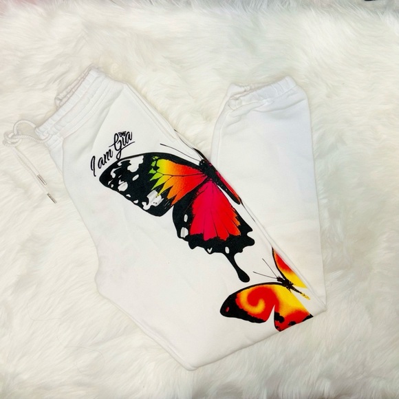 I AM GIA Butterfly Sweatpants - Picture 1 of 6